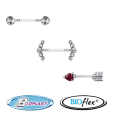 Bioplast Brustpiercings