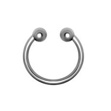 FSEPX-01, Fake Septum Piercing aus Chirurgenstahl 316L.